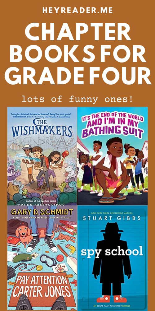 Chapter Books for Grade Four - Middle Grade Books for Fourth Grade - lots of funny and mystery books for grade 4