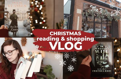 a CHRISTMAS reading & shopping VLOG plus a book unhaul and some cleaning